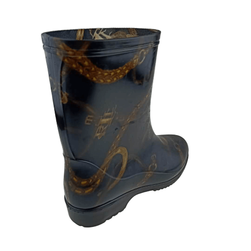 Wholesale colorful non-slip rubber rain boots wellington boot waterproof cute rubber